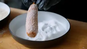 Crispy Korean Cheese Corn Dogs: A Step-by-Step Guide