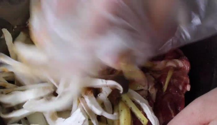 Mix well with your hands (wear gloves).