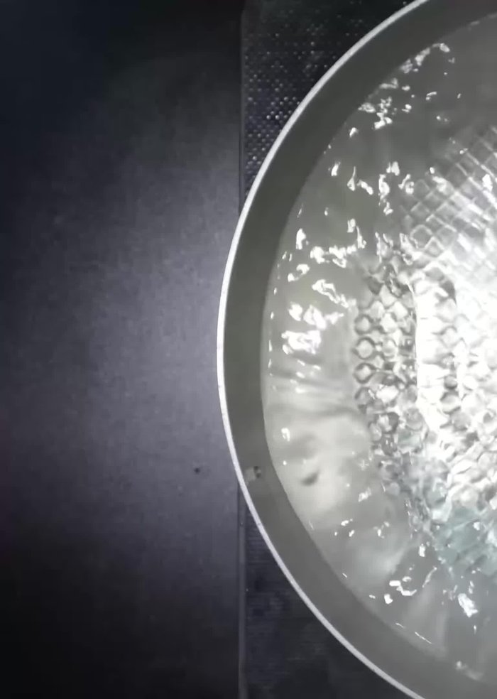 Add salt to boiling water and boil eggs for exactly 7 minutes. Then, take them out and immediately place in ice water to peel.
