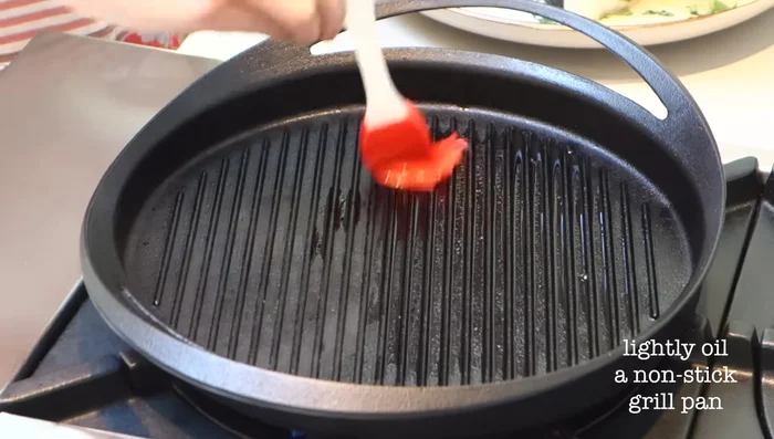Preheat a non-stick grill pan on medium-high heat. Lightly oil the pan and grill sea bass for 3-6 minutes per side (or 8 minutes per inch of thickness).