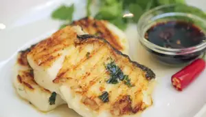 Grilled Asian Sea Bass: Sweet Soy Ginger Sauce Recipe