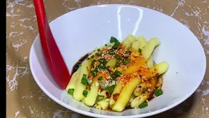 Korean Spicy Potato Noodles Recipe - Easy &amp; Delicious