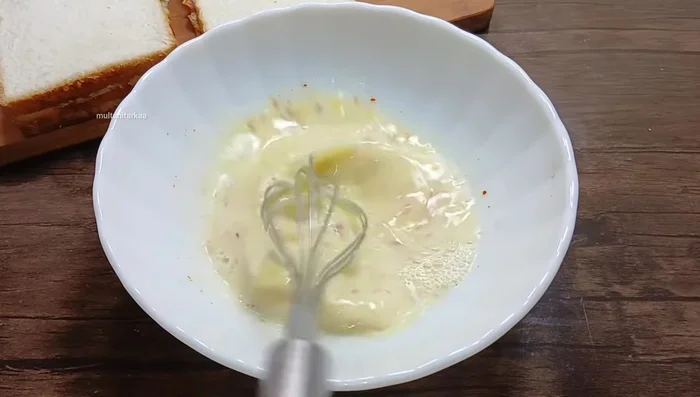 Optional: Add chopped coriander to the milk mixture.