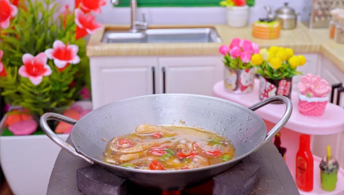Continue cooking the dish.