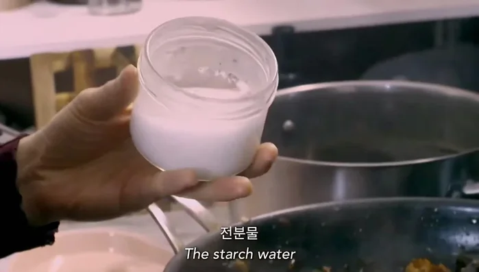 Add a touch of water to thicken the sauce.