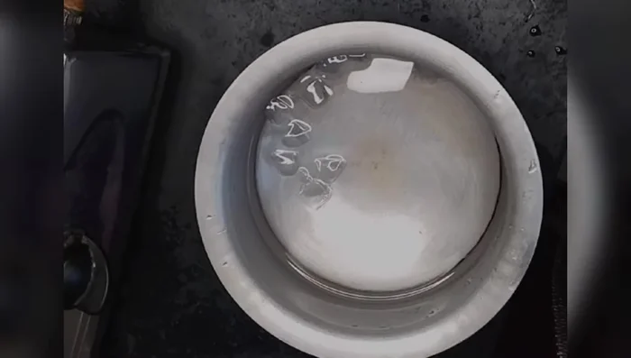 Immediately transfer the cooked patties to ice water to stop the cooking process.