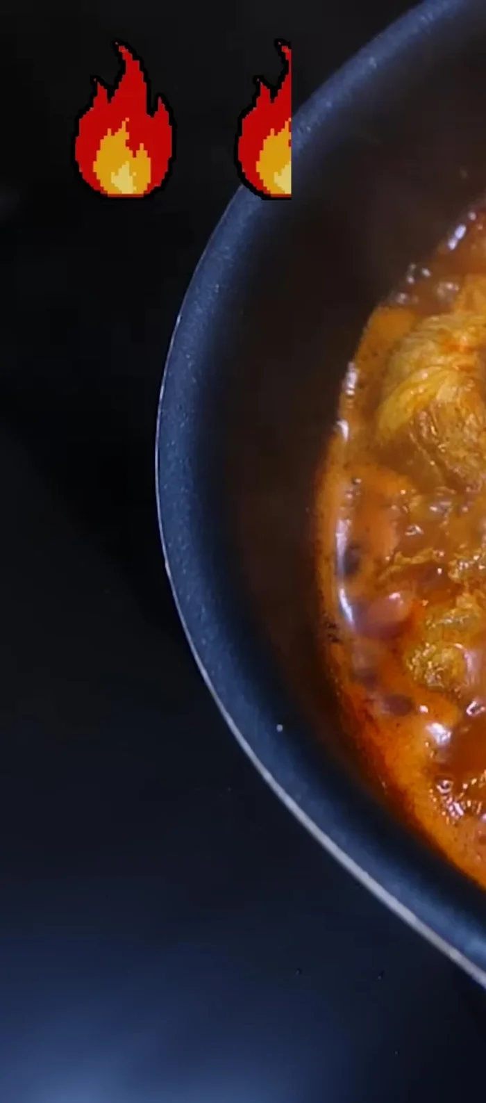 Mix seasoning thoroughly and simmer over medium heat until thick.