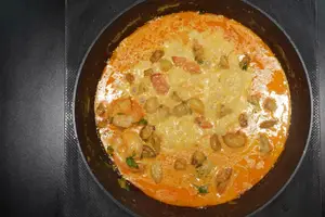 Spicy Cream Shrimp Ganbas Recipe: A Quick & Easy Dish