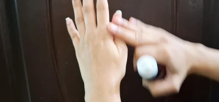 Spray the toner all over your face, body, and neck.