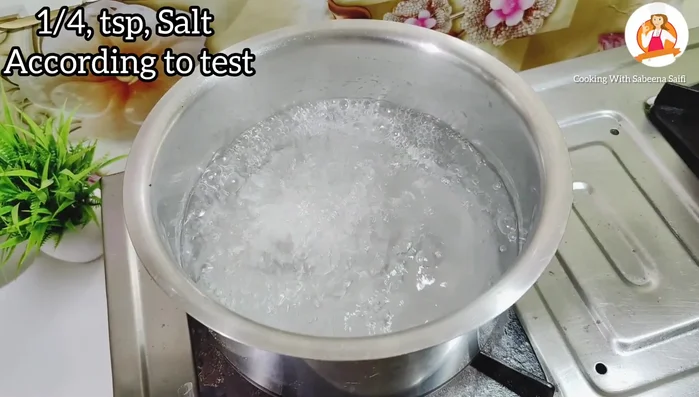 Boil the potato balls in salted water (add 1/4 teaspoon of salt) for 5-6 minutes, or until they float to the surface.