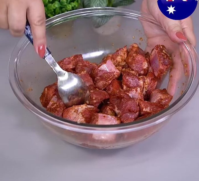 Squeeze half a lemon over the ribs.