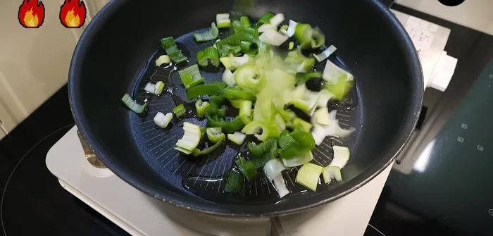 Slice half an onion and put it on top.