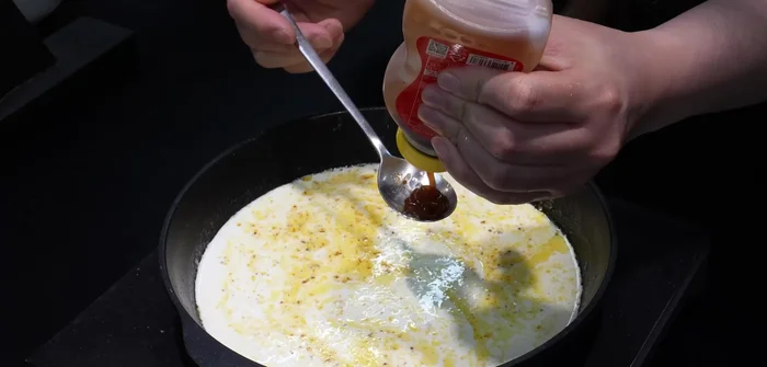 Boil with chicken stock and frozen noodles.