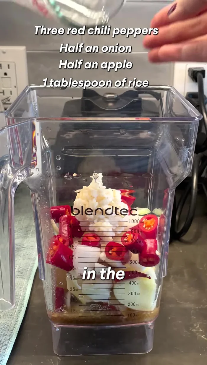 Refrigerate the paste: Transfer the blended paste to a container and refrigerate.