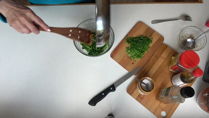 Add optional Korean chili sauce, green onions, and more soy sauce to taste.