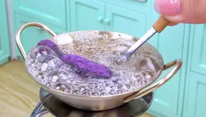 Mini Korean Fried Chicken & Noodles: A Tiny Cooking Adventure