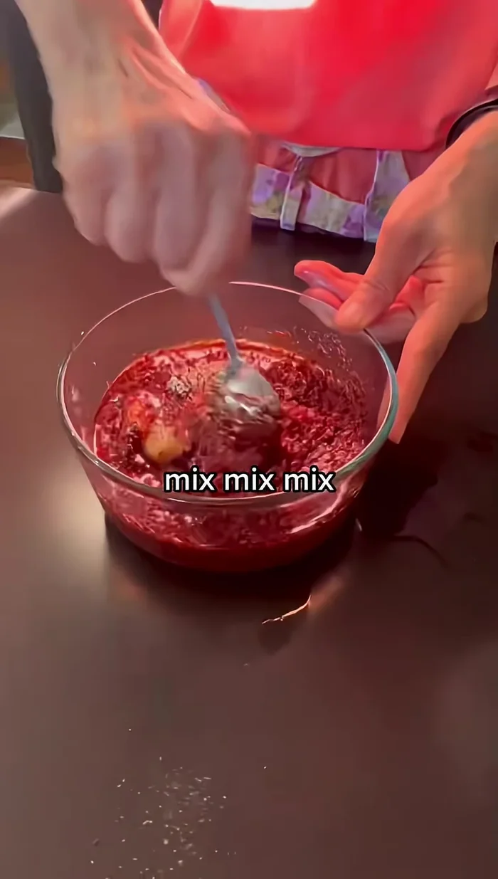 Mix thoroughly.
