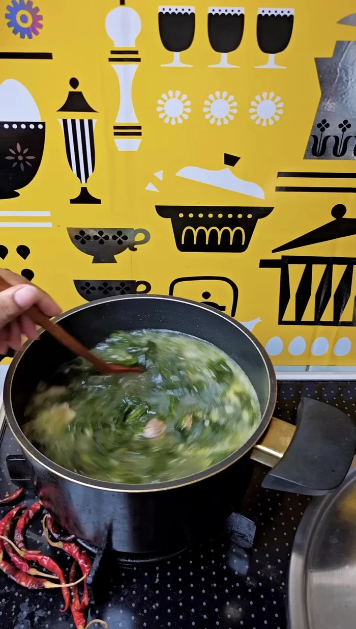 Cook for seven or eight minutes, until the vegetables are soft.