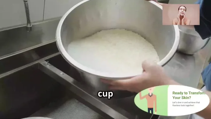 Soak it in a cup of water for 30 to 60 minutes.