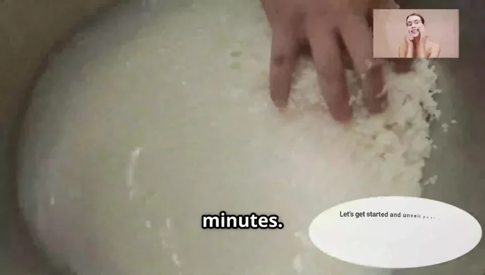Give it a stir and then strain the water into a clean jar.