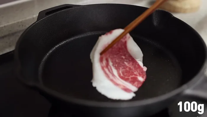 Cook beef until nicely browned.