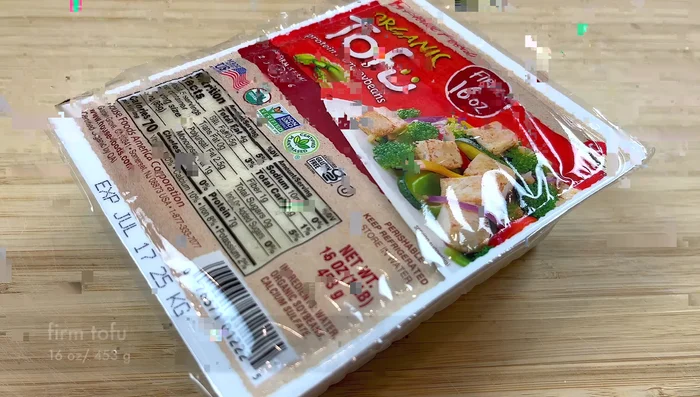 Cut firm tofu into half-inch thick slices.