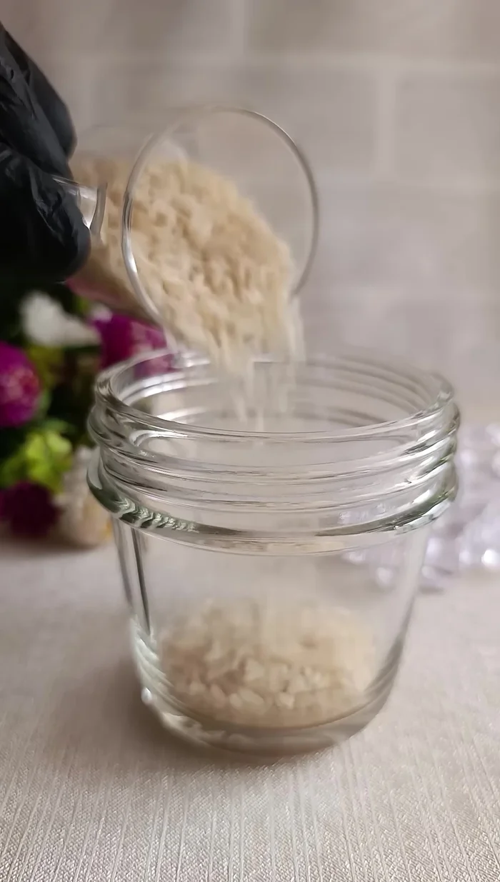 Rinse one cup of rice thoroughly to remove dirt and excess starch.