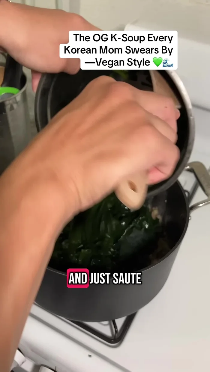 Add boiling water to the pot.