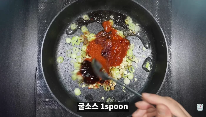 Add water and bring the sauce to a boil over low heat.